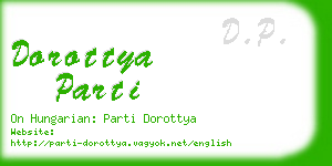 dorottya parti business card